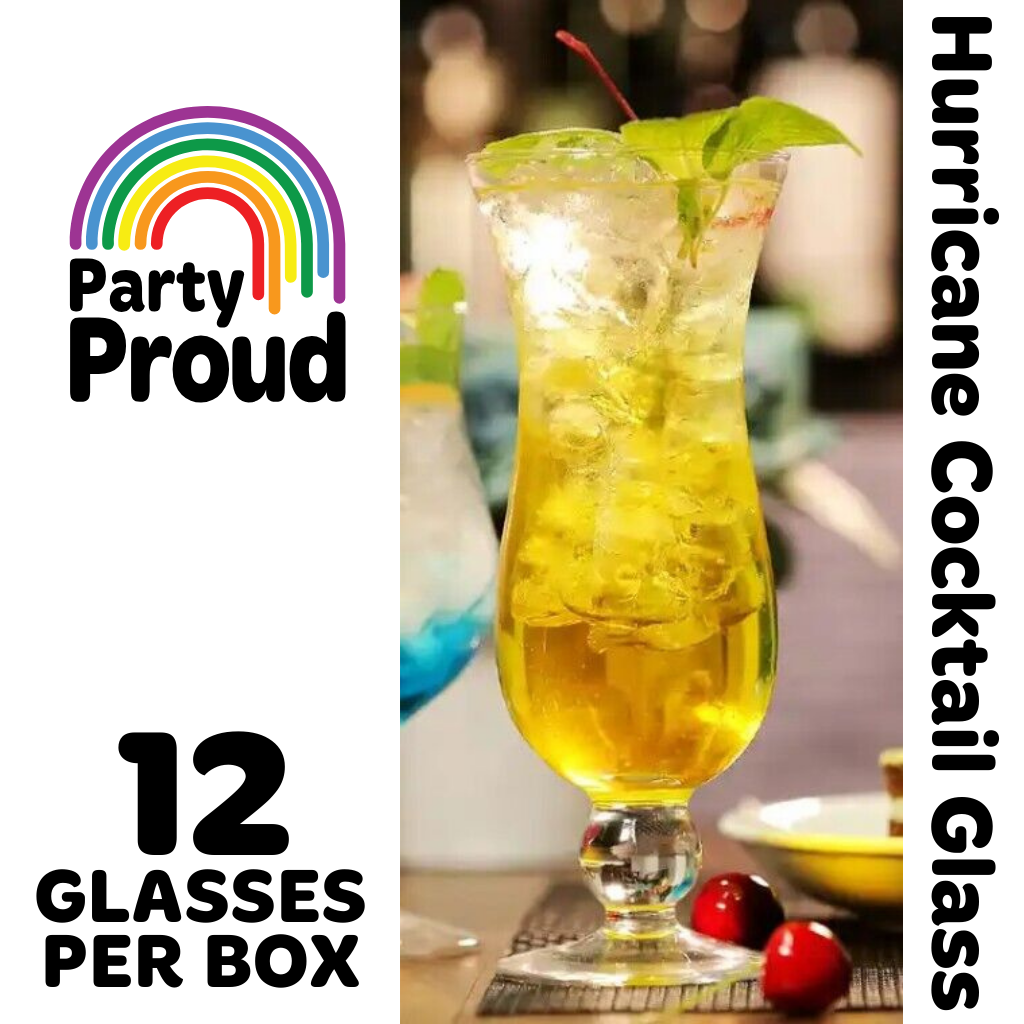 12 x Hurricane Cocktail Glass 450ml - Large