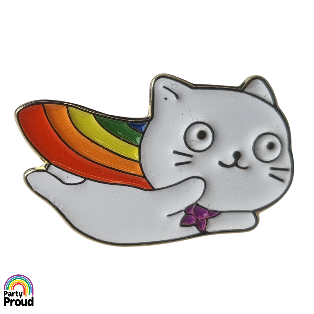Pride Flying Cat Pin