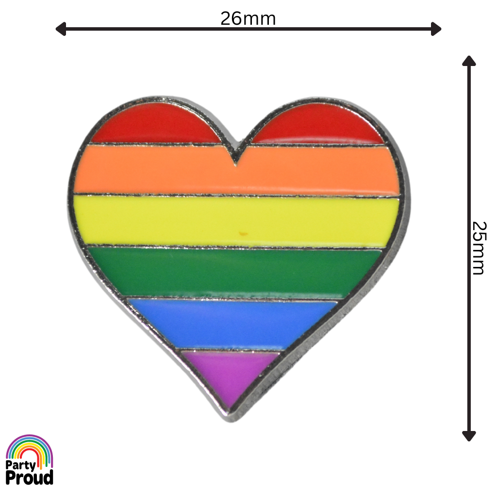 Pride Heart Pin